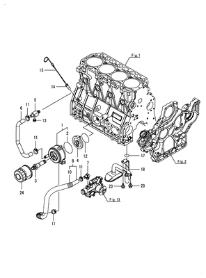 LUB. OIL SYSTEM (4TNV98CT-NKW) LUB. OIL SYSTEM (4TNV98CT-NKW)