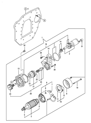 STARTING MOTOR (4TNV84T-ZDSA3D) STARTING MOTOR (4TNV84T-ZDSA3D)