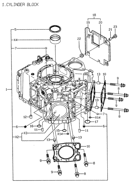 CYLINDER BLOCK (2V78-TA)
