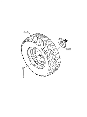 HUB BOLT (LX410(YANMAR)) HUB BOLT (LX410(YANMAR))