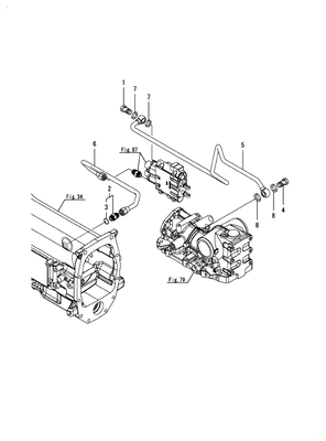 HYDRAULIC LINE(LOADER(PBK/REAR (LX410(YANMAR)) HYDRAULIC LINE(LOADER(PBK/REAR (LX410(YANMAR))