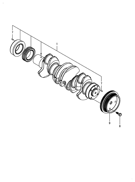 CRANKSHAFT (4TN107FTT-6SMU2)