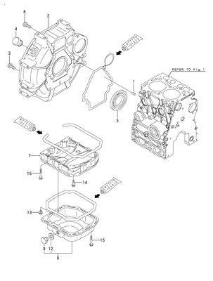 FLYWHEEL HOUSING & OIL SUMP (2TNV70-ASA)