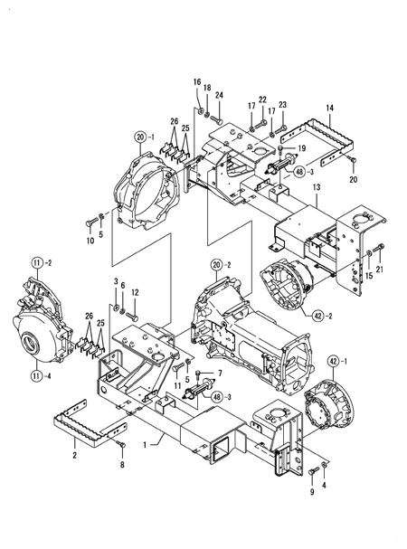 CRAWLER FRAME(CAB(ADD.ITEM (T80)