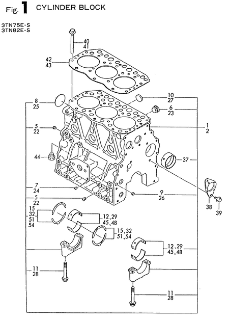 CYLINDER BLOCK (4TN82E-S) CYLINDER BLOCK (4TN82E-S)