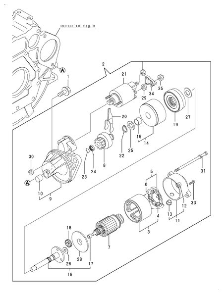 STARTER MOTOR (2TNV70-ASA)