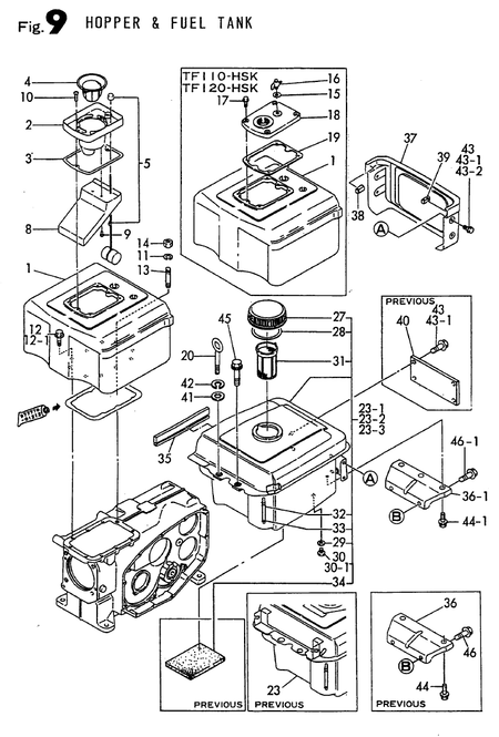 HOPPER & FUEL TANK (TF110-H/HSK)