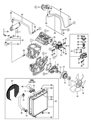 COOLING WATER SYSTEM (4TNV98T-ZGGE)