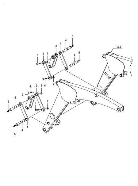 DUMP LINK (CL400(YANMAR))