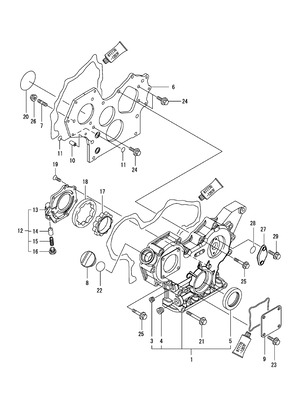 GEAR HOUSING (4TNV84T-BGGE) GEAR HOUSING (4TNV84T-BGGE)
