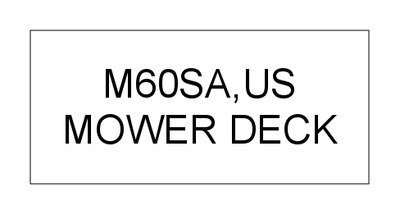 MOWER DECK (M60SA,US)