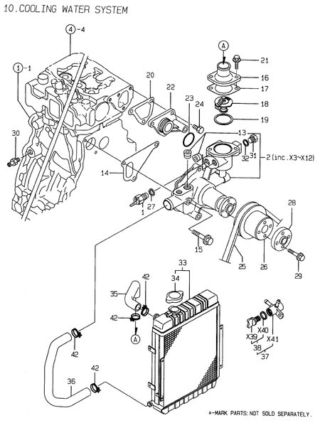 COOLING WATER SYSTEM (4TNE88-EMS)
