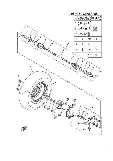 FRONT WHEEL 2 (YU700G-RD(2022US))