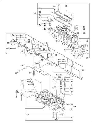 CYLINDER HEAD & BONNET (3TNV70-ASA3) CYLINDER HEAD & BONNET (3TNV70-ASA3)