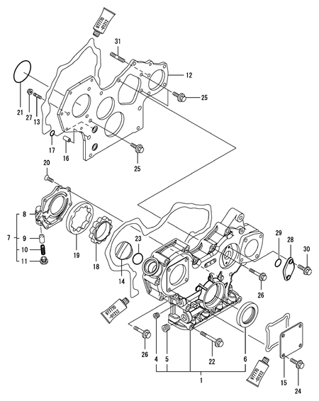 GEAR HOUSING (3TNV84-NRE)