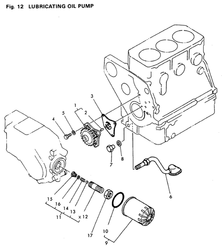 LUBRICATING OIL PUMP (3T75HA) LUBRICATING OIL PUMP (3T75HA)