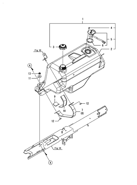 FUEL TANK (LX4100(YANMAR))