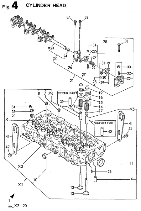 CYLINDER HEAD (4TN82E-RK)