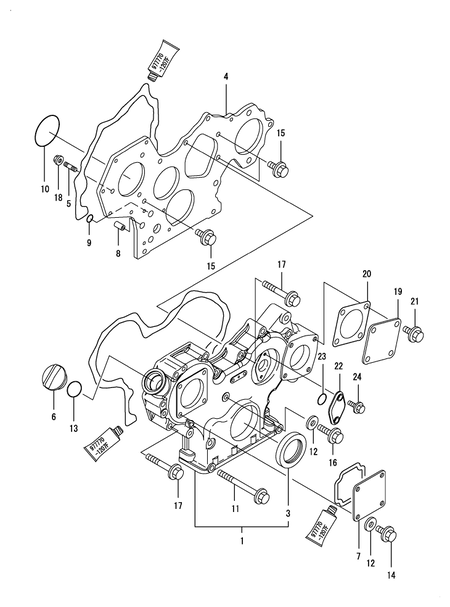 GEAR HOUSING (3TNV88-BDSA)