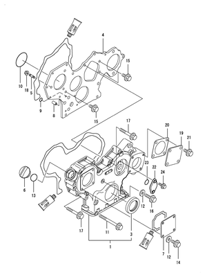 GEAR HOUSING (3TNV88-BDSA) GEAR HOUSING (3TNV88-BDSA)