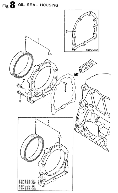 OIL SEAL HOUSING (4TN82E-G1) OIL SEAL HOUSING (4TN82E-G1)