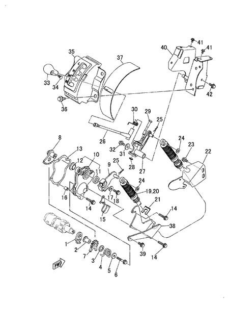 SHIFT SHAFT (YU700G(2019US))