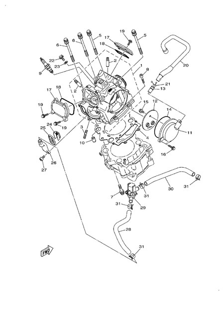 CYLINDER HEAD (YU700G-RD(2021US))