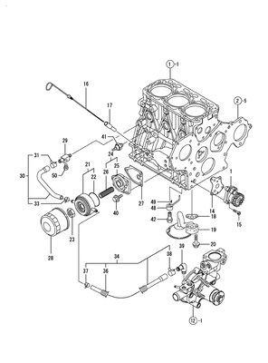 LUB.OIL SYSTEM (3TNV84T-BKSA3) LUB.OIL SYSTEM (3TNV84T-BKSA3)