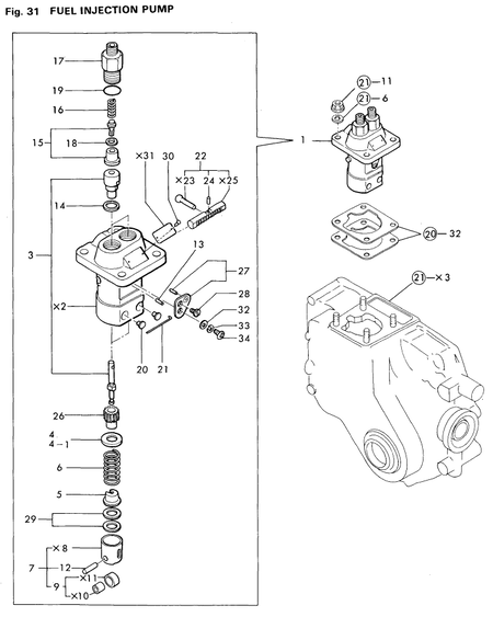 FUEL INJECTION PUMP (2T75U-N)