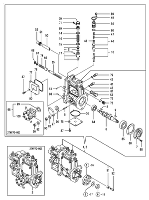 FUEL INJECTION PUMP (2TNV70-HGE) FUEL INJECTION PUMP (2TNV70-HGE)