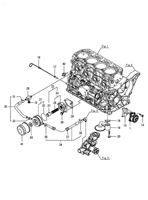 LUB. OIL SYSTEM (4TNV88C-DSA) LUB. OIL SYSTEM (4TNV88C-DSA)