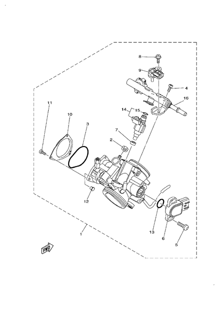 THROTTLE BODY ASSY 1 (YU700G-RD(2021US)) THROTTLE BODY ASSY 1 (YU700G-RD(2021US))