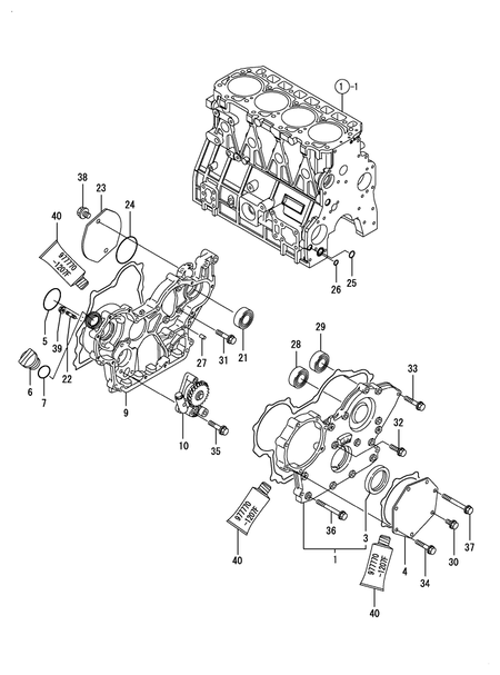 GEAR HOUSING (4TNE92-HRJ)