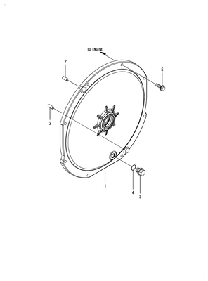 FLYWHEEL COVER (YT359Y)