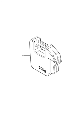 FRONT WEIGHT (SC2450(YANMAR))