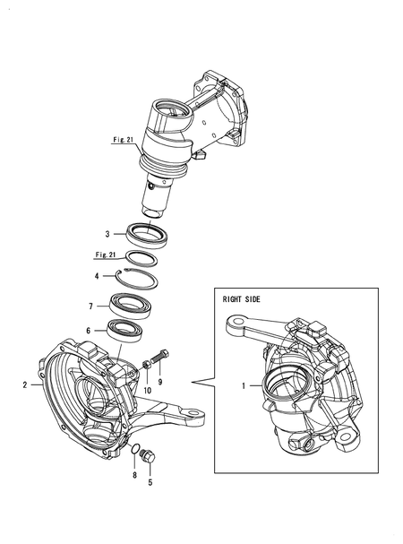 FRONT GEAR BOX (YT235Y)