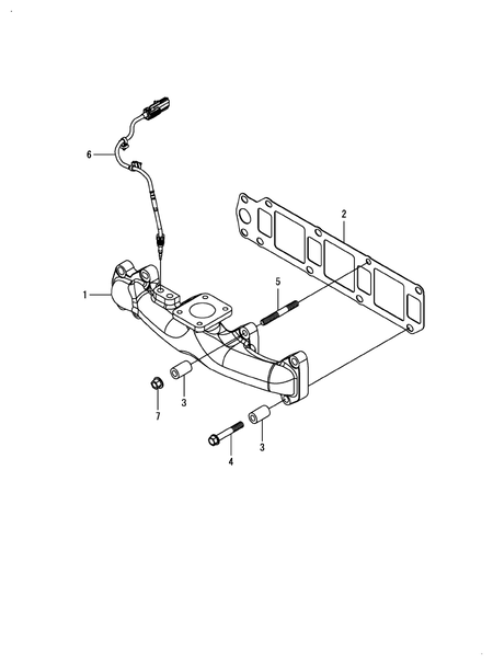 EXHAUST MANIFOLD (4TN107FHT-2SSHA)