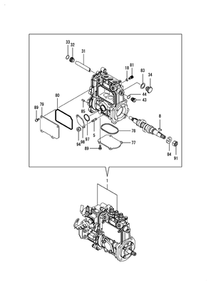 FUEL INJECTION PUMP (3TNM74F-NCUK)