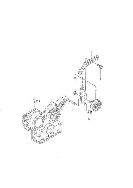 TENSION PULLEY (4TN84L-RGL)