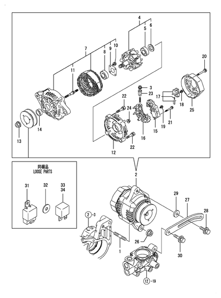 GENERATOR (4TNV98T-ZSLY)