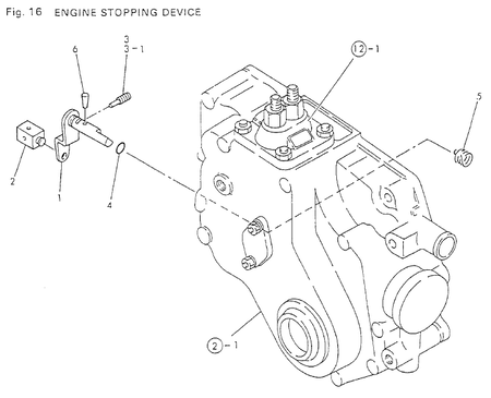 ENGINE STOPPING DEVICE (2T75U-N)