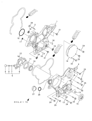 GEAR HOUSING (2TNV70-ASA) GEAR HOUSING (2TNV70-ASA)