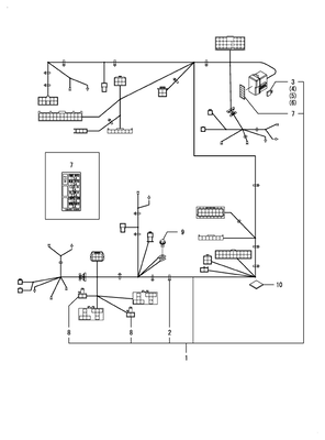 WIRE HARNESS(CABIN) (YT235Y)