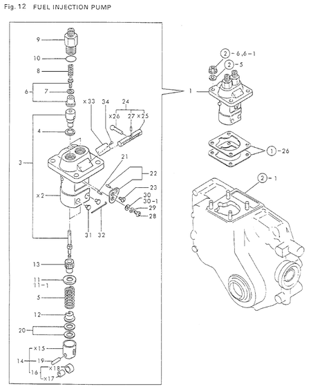 FUEL INJECTION PUMP (2T75U-N)