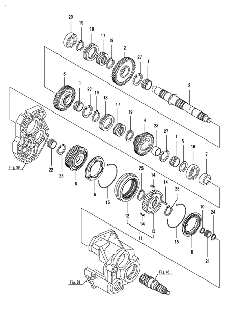 DRIVEN SHAFT (EX450(YANMAR))