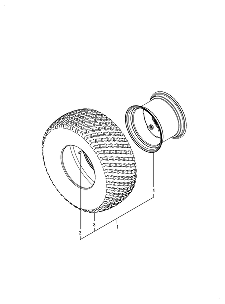 REAR WHEEL TIRE R3 (LX4100(YANMAR))
