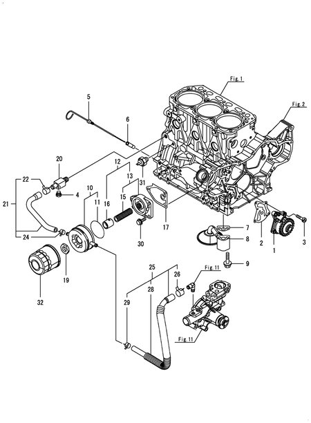 LUB. OIL SYSTEM (3TNV88C-DHM) LUB. OIL SYSTEM (3TNV88C-DHM)