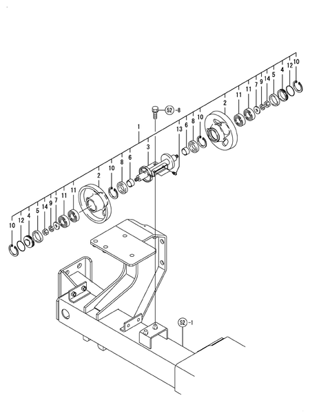 CARRIER ROLLER (T80)
