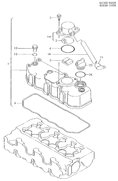 BONNET (3TN84L-RFAVM) BONNET (3TN84L-RFAVM)
