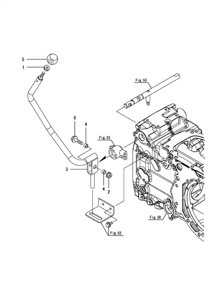 MAIN LEVER (LX490(YANMAR))